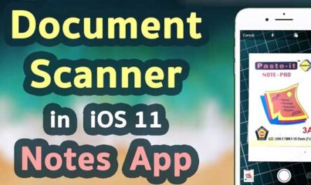 How to Use Document Scanner iOS 11 Notes App iPhone iPad
