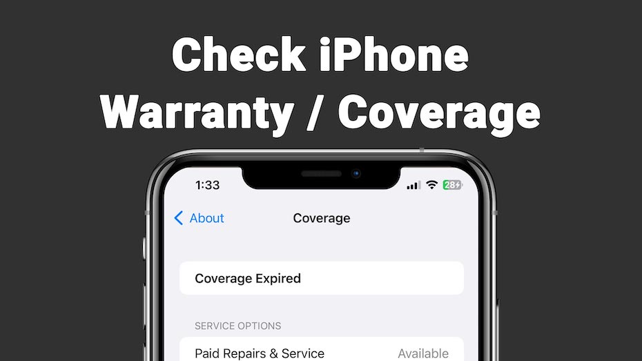 How to Check iPhone Warranty / Coverage Using Settings App