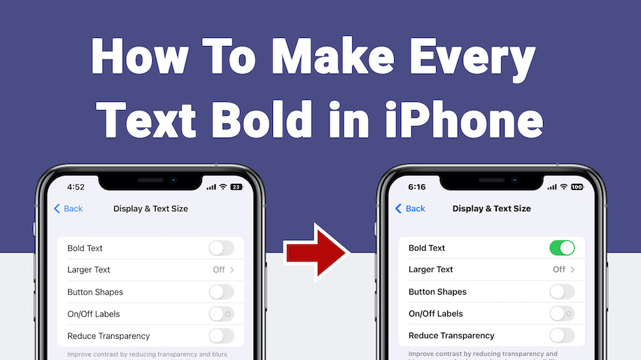 How to bold text in iPhone or iPad
