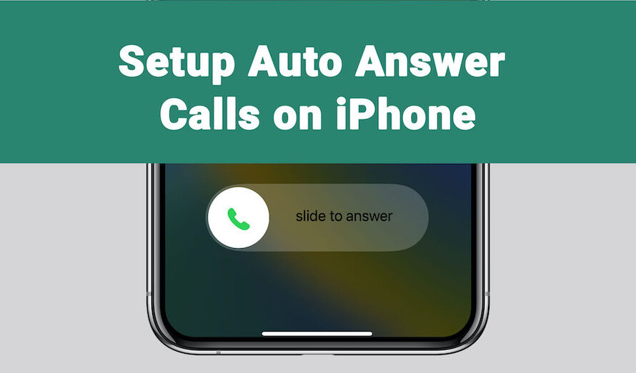 How to Setup / Turn On Auto Answer Calls on iPhone