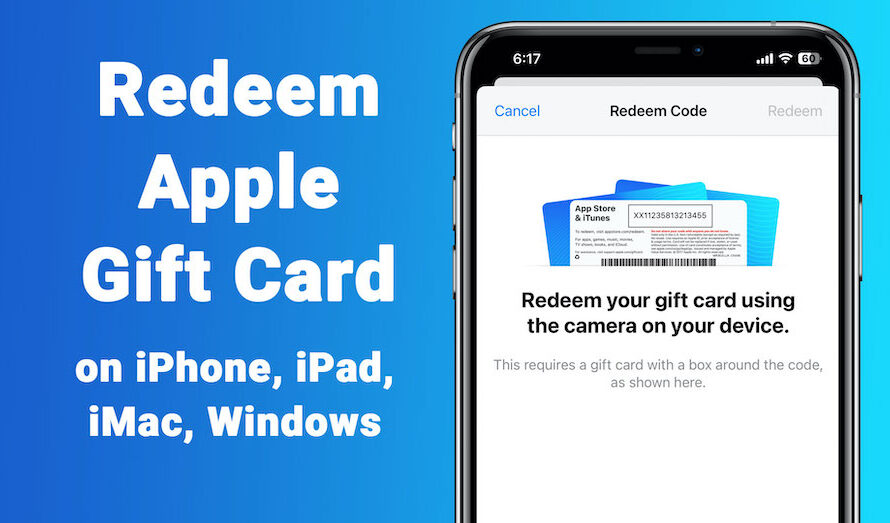 How to Redeem Apple Gift Card on iPhone, iMac